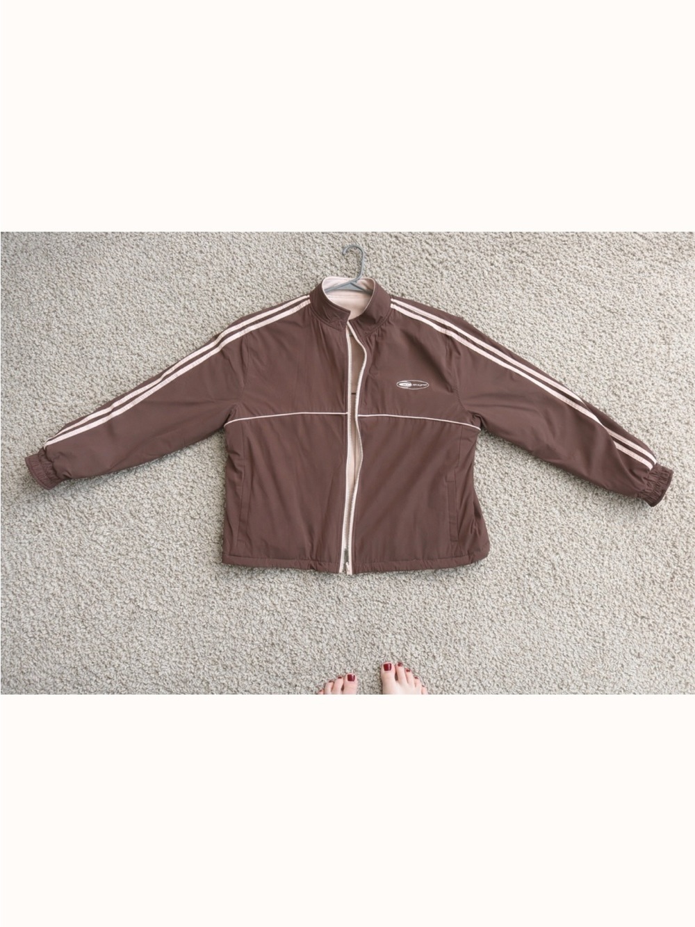 Set Active reversible nylon and fleece Jacket.